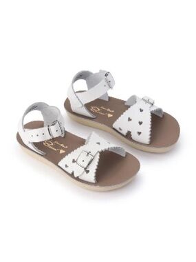 Saltwater Sandals Sweetheart White Size 12